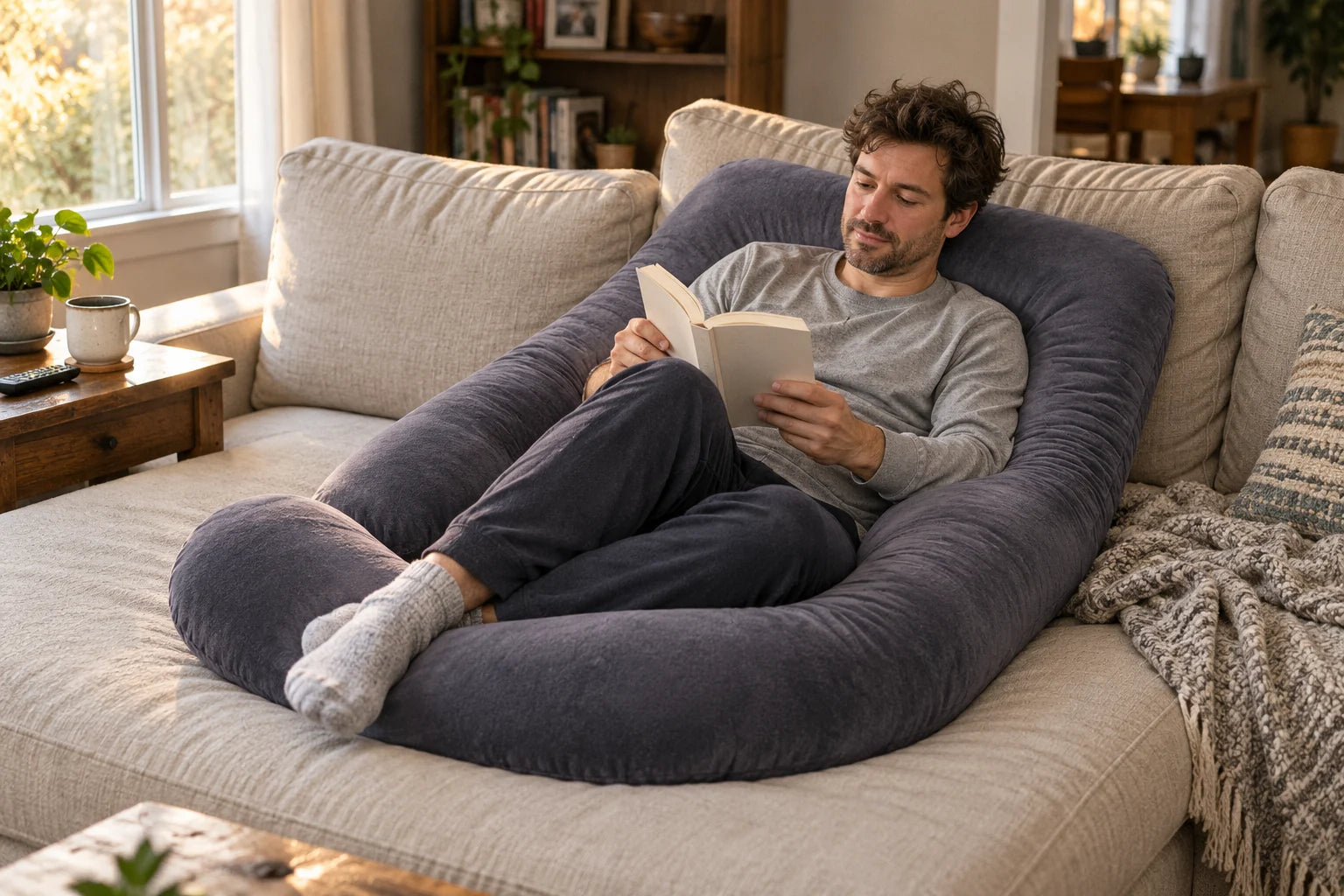 Sofa downtime with Cuddlebit